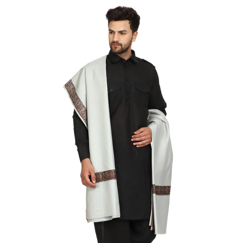 Men's Woven Acrylic Shawl